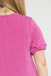 Plus Around Town Ribbed Top